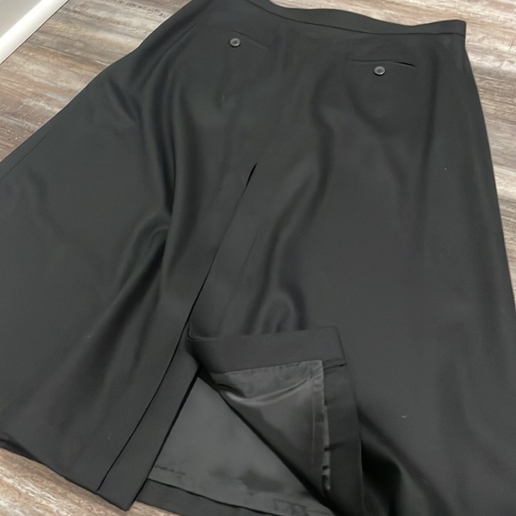 Talbots‎ Classic Black Wool A-Line Midi Skirt size 10 NEW - Picture 9 of 9